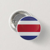 Costa Rica Round Icon Flag Ronde Button 3,2 Cm (Voorkant /achterkant)