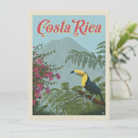 Costa Rica | Save the date (Staand voorkant)