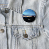 Costa Rica, schilderachtig foto Ronde Button 5,7 Cm (In situ)