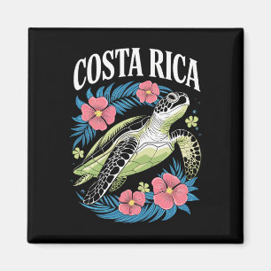 Costa Rica Schildpad Zee Vakantie Tropisch Pura Vi Magneet