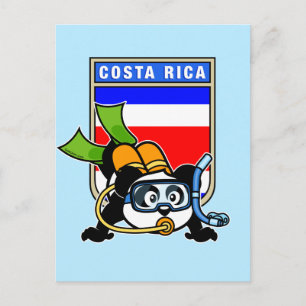 Costa Rica Scuba Diving Panda Briefkaart