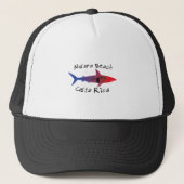 Costa rica shark - strand nosara trucker pet (Voorkant)