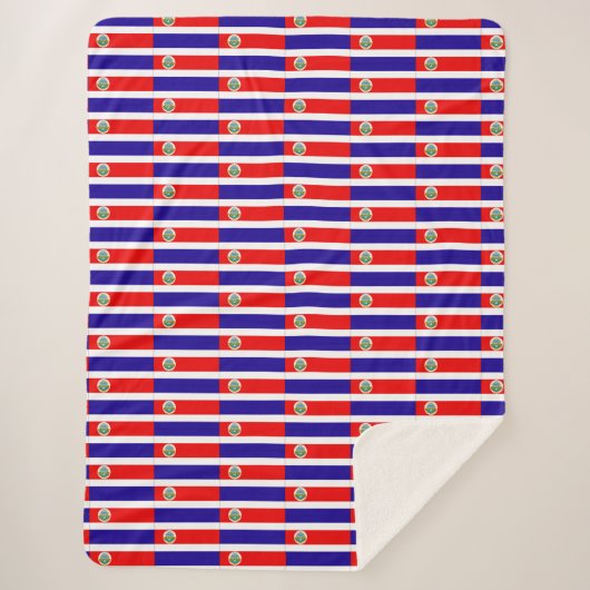 Costa Rica Sherpa Deken (Voorkant)