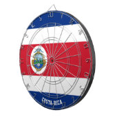 Costa Rica slaat toe! patriottisch dartbord (Voorkant Rechts)