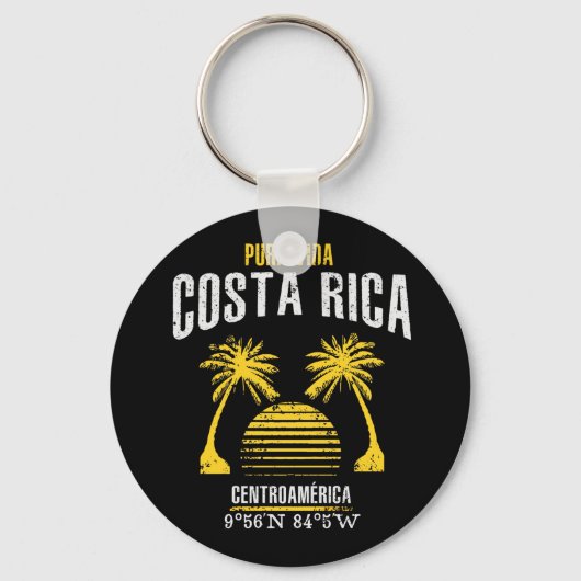 Costa Rica Sleutelhanger (Voorkant)