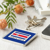 Costa Rica Sleutelhanger (Zijkant)