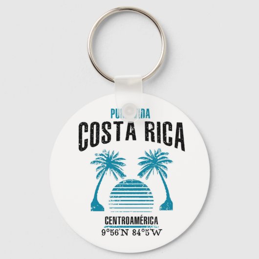 Costa Rica Sleutelhanger (Voorkant)