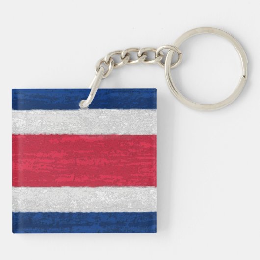 Costa Rica Sleutelhanger (Achterkant)
