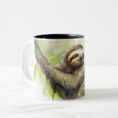 Costa Rica Sloth Coffee Mok (Voorkant links)