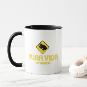Costa Rica Sloth Pura Vida Souvenir Mok