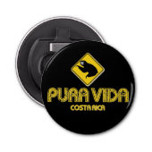 Costa Rica Sloth Souvenir Button Flesopener (Voorkant)