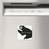 Costa Rica Sloth Souvenir Magnet (Insitu (Vaatwasser))
