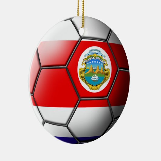 Costa Rica Soccer Ornament (Rechts)