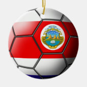 Costa Rica Soccer Ornament (Voorkant)
