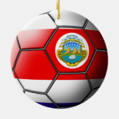Costa Rica Soccer Ornament (Achterkant)