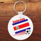 Costa Rica Soccer Team Sleutelhanger (Voorkant)