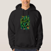 Costa Rica Souvenir Oerwoud Toucan Sloth Costa Ric Hoodie (Voorkant)
