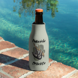 Costa Rica Souvenir Pura Vida Sloth Flesjeskoeler