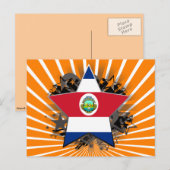 Costa Rica Star Briefkaart (Voorkant / Achterkant)