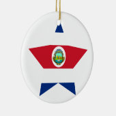 Costa+Rica Star Keramisch Ornament (Rechts)