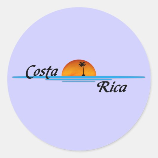 Costa Rica Sticker (Voorkant)