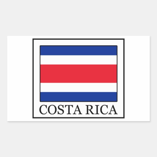 Costa Rica sticker (Voorkant)