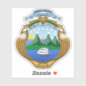 Costa Rica Sticker (Vel)