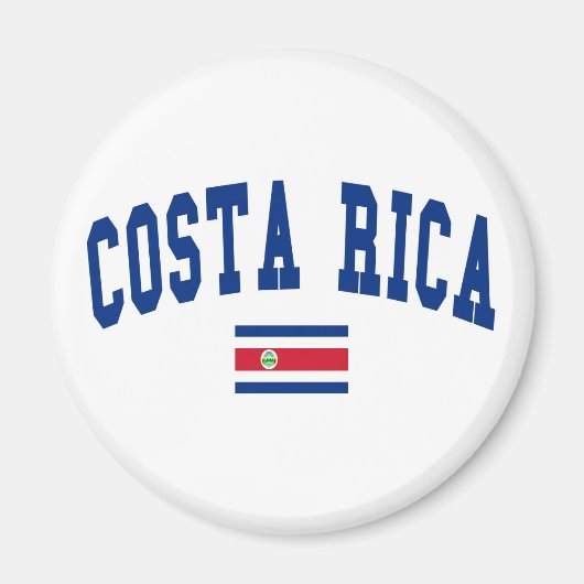 Costa Rica Stijl Magneet (Voorkant)
