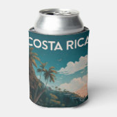 Costa Rica Strand Pura Vida Blikjeskoeler (Blikje Voorkant)