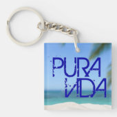 Costa Rica Strand Pura Vida Sleutelhanger (voorkant)