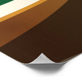 Costa Rica strand reisposter Poster (Hoek)