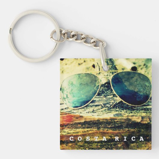 Costa Rica Sunbril Pura Vida Sleutelhanger (voorkant)