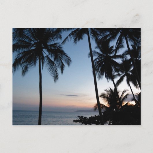 Costa Rica Sunrise Briefkaart (Voorkant)