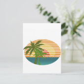 Costa Rica Sunset Briefkaart (Staand voorkant)