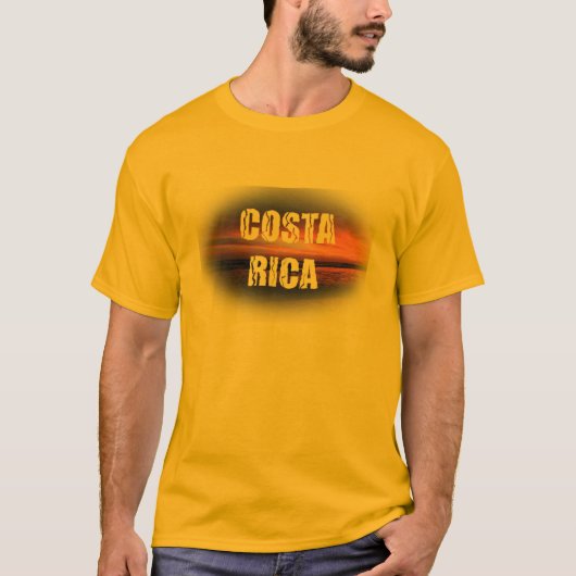 Costa Rica Sunset T-shirt (Voorkant)