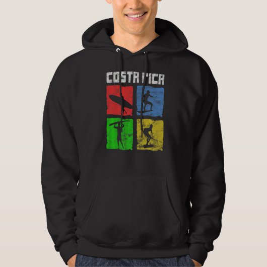 Costa Rica Surfing Hoodie (Voorkant)