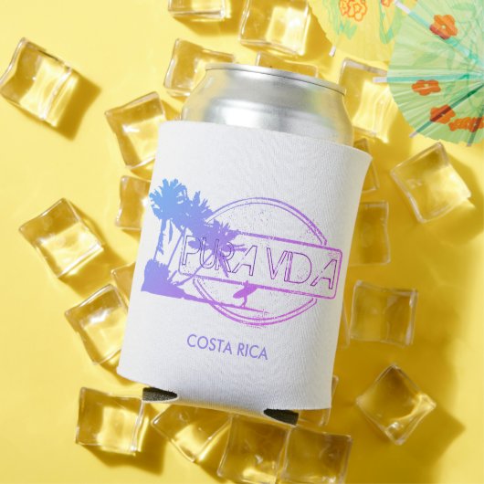 Costa Rica Surfing Surfer Pura Vida Blikjeskoeler (Insitu Zomer)