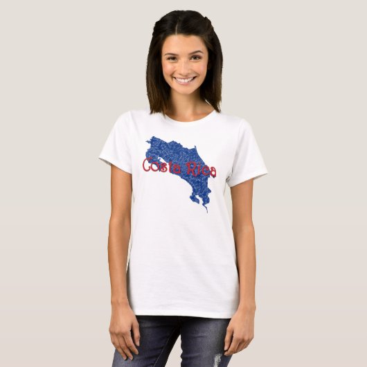 Costa Rica T-shirt (Voorkant volledig)