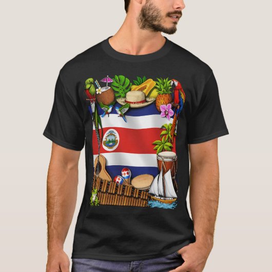 Costa Rica T-shirt (Voorkant)