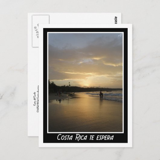 Costa Rica te espera… Briefkaart (Voorkant / Achterkant)