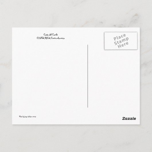 Costa Rica te espera… Briefkaart (Achterkant)