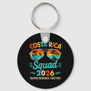 Costa Rica-team 2026 Vakantie Vrienden Familie Sleutelhanger