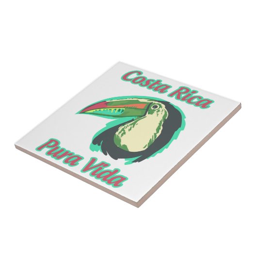 Costa Rica Tegeltje (Zijkant)