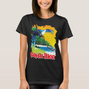 Costa Rica Toekan Jungle Groene Reis T-shirt