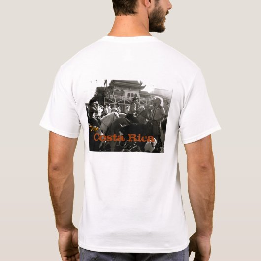 Costa Rica, Tope T-shirt (Achterkant)