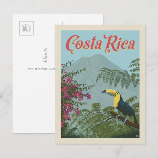 Costa Rica | Toucan Briefkaart (Voorkant / Achterkant)