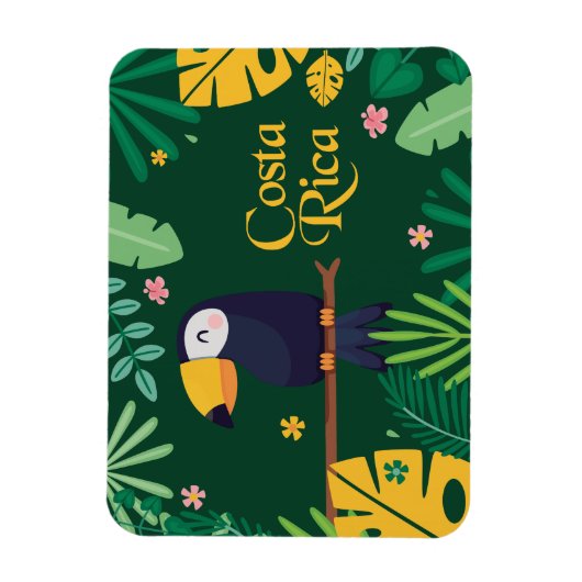 Costa Rica Toucan Magneet (Verticaal)