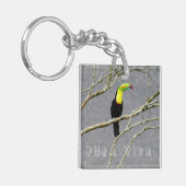 Costa Rica Toucan Souvenir  Sleutelhanger (Voorkant Links)