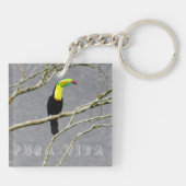 Costa Rica Toucan Souvenir  Sleutelhanger (Achterkant)