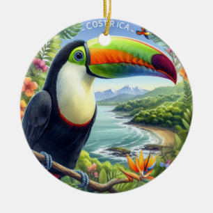 Costa Rica Toucans, Pura Vida Keramisch Ornament